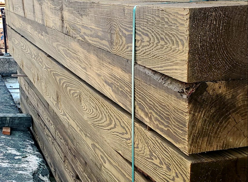 Treated Southern Yellow Pine in Stack | The Supply Scout