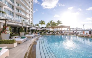 Eucalyptus structure Mondrian South Beach Hotel by The Supply Scout